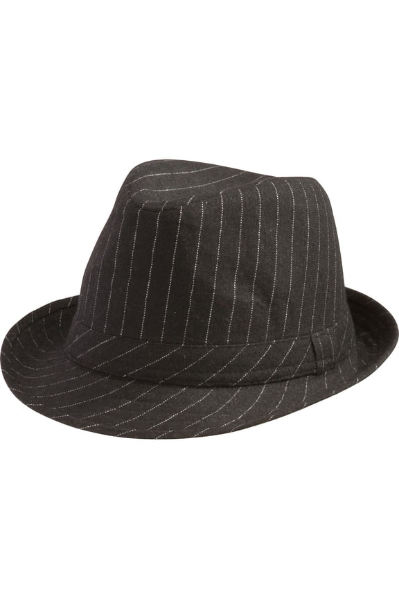 Adult Classic Pinstripe Fedora Costume Hat