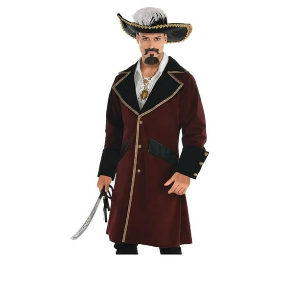 AMSCAN Pirate Captain Jacket Costume Men's (Plus)