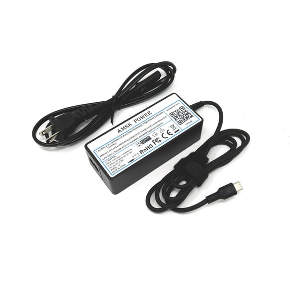 AMSK POWER AC Adapter For Samsung Galaxy Book3 Pro NP940 NP960XFG Laptop Charger USB-C 65W