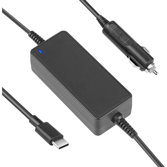 AMSK POWER Car Charger for HP ProBook 650 15.6 inch G10 Notebook PC Wolf Pro USB-C 65W