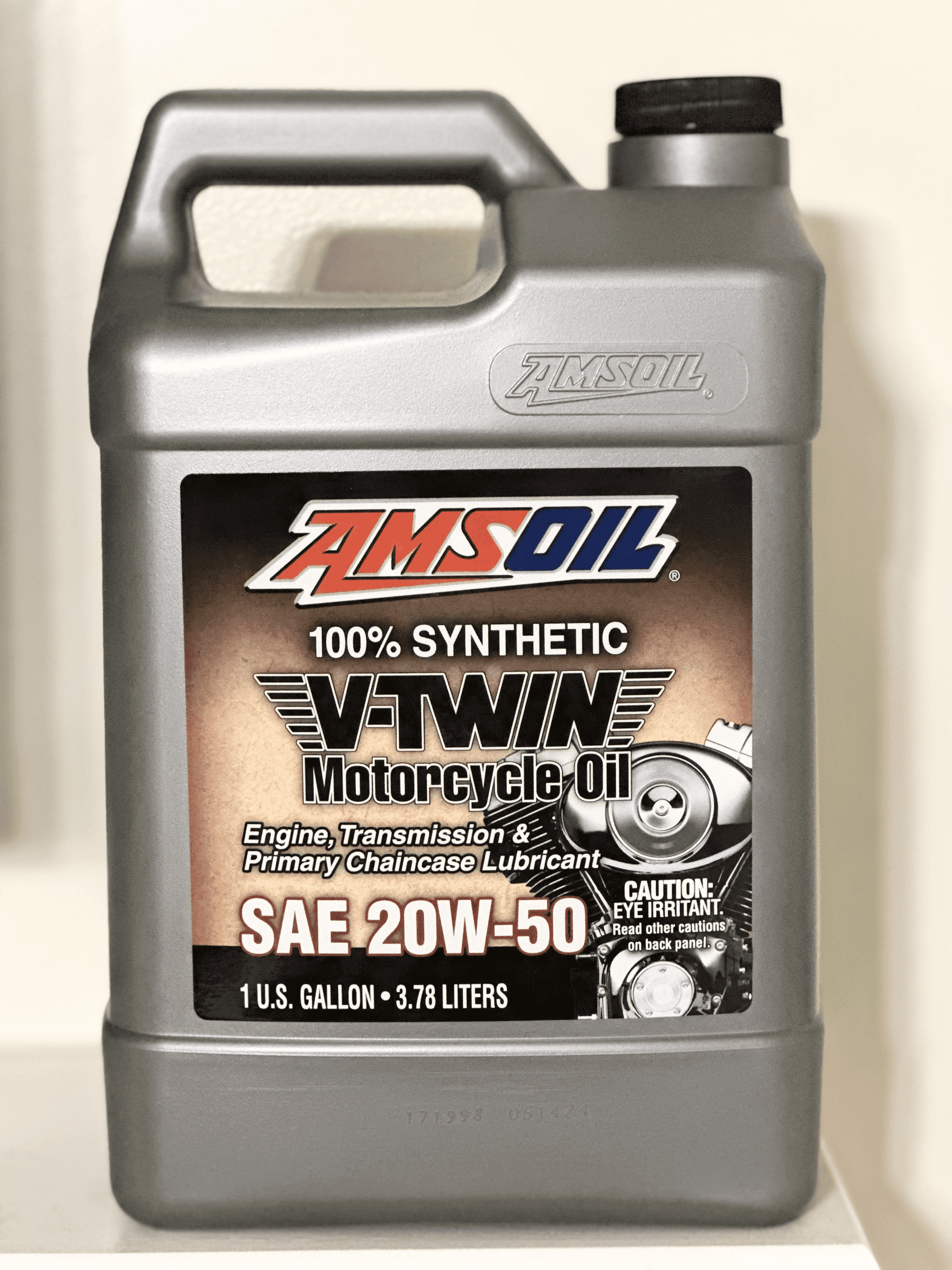 AMSOIL 20w-50 Motorcycle Oil Full Synthetic - 1 Gallon