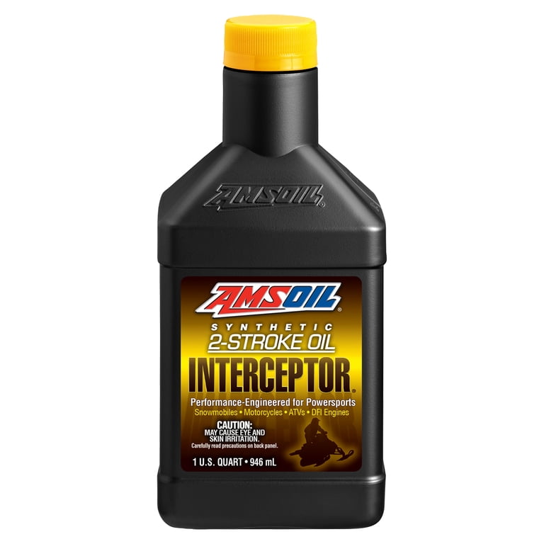 AMSOIL FULL SYNTHETIC Interceptor 2-Cycle Oil 1 Quart - Walmart.com