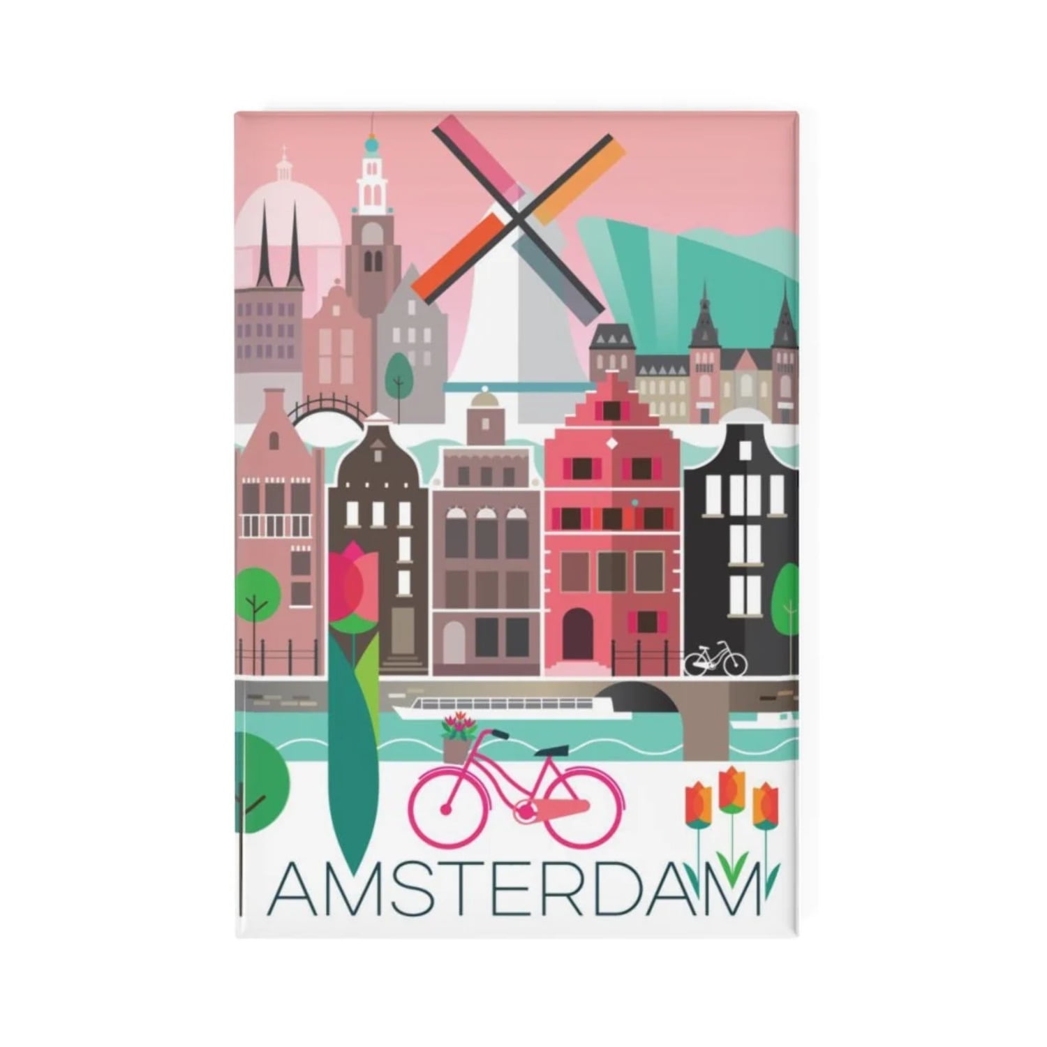 Amsterdam Refrigerator Magnet 2849