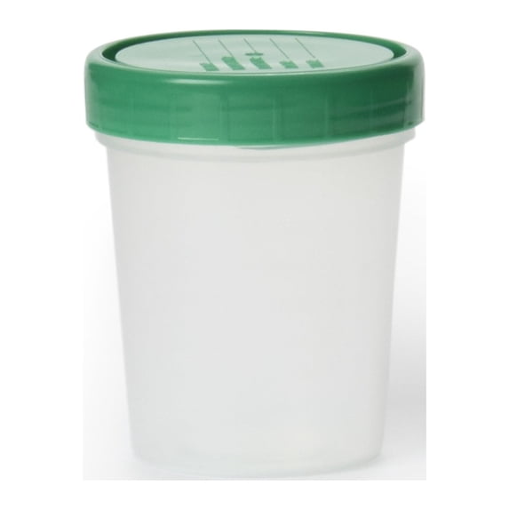 AMSure Specimen Container Disposable Screw Cap 120 mL (4 oz.) AS343, 500 Ct