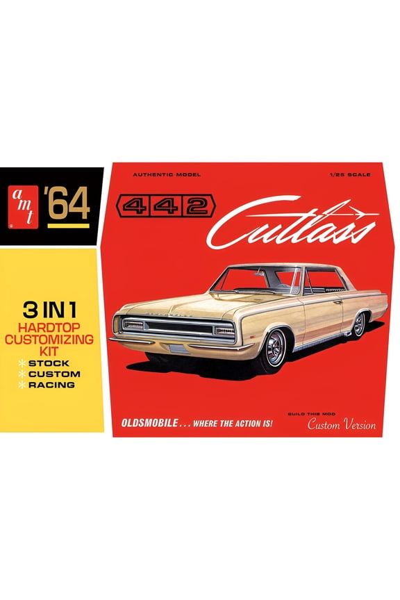 1/25 1964 Olds Cutlass 442 Hardtop, AMT1066