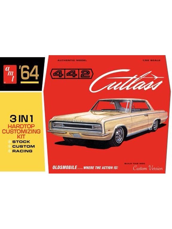 1/25 1964 Olds Cutlass 442 Hardtop, AMT1066