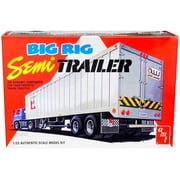 Skill 3 Model Kit Big Rig Semi Trailer with 2 Pallets 2-In-1 Kit 1 25 Scale Model by AMT