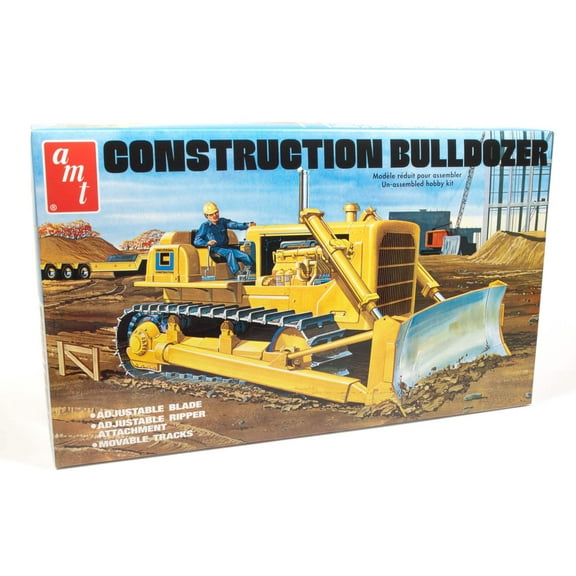 AMT 1:25 Scale Construction Bulldozer Plastic Kit