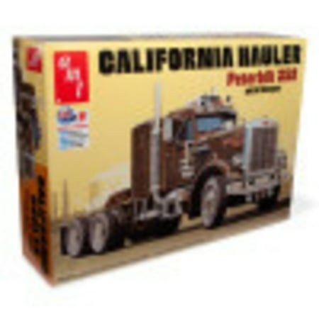 AMT: 1:25 Scale Model Kit - Peterbilt 359 California Hauler w/Sleeper - 300+ Parts - Unpainted, Skill Level 2, Authentic Vehicle Building, Age 14+