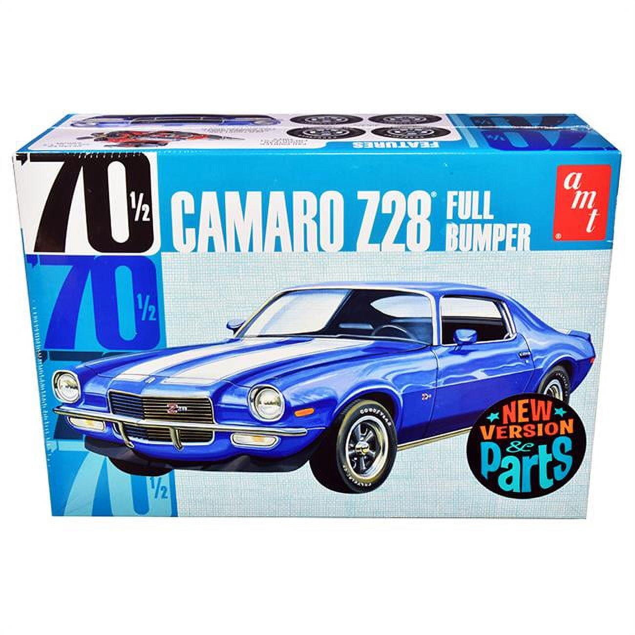 AMT  1-25 Scale Skill 2 1970 0.5 Chevrolet Camaro Z28 Full Bumper Diecast Model Car Kit