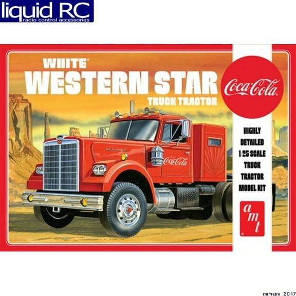 AMT 1/25 White Western Star Semi Tractor Coca-Cola, AMT1160