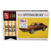 AMT 1112 1/32 1963 Chevy Corvette Plastic Model Kit
