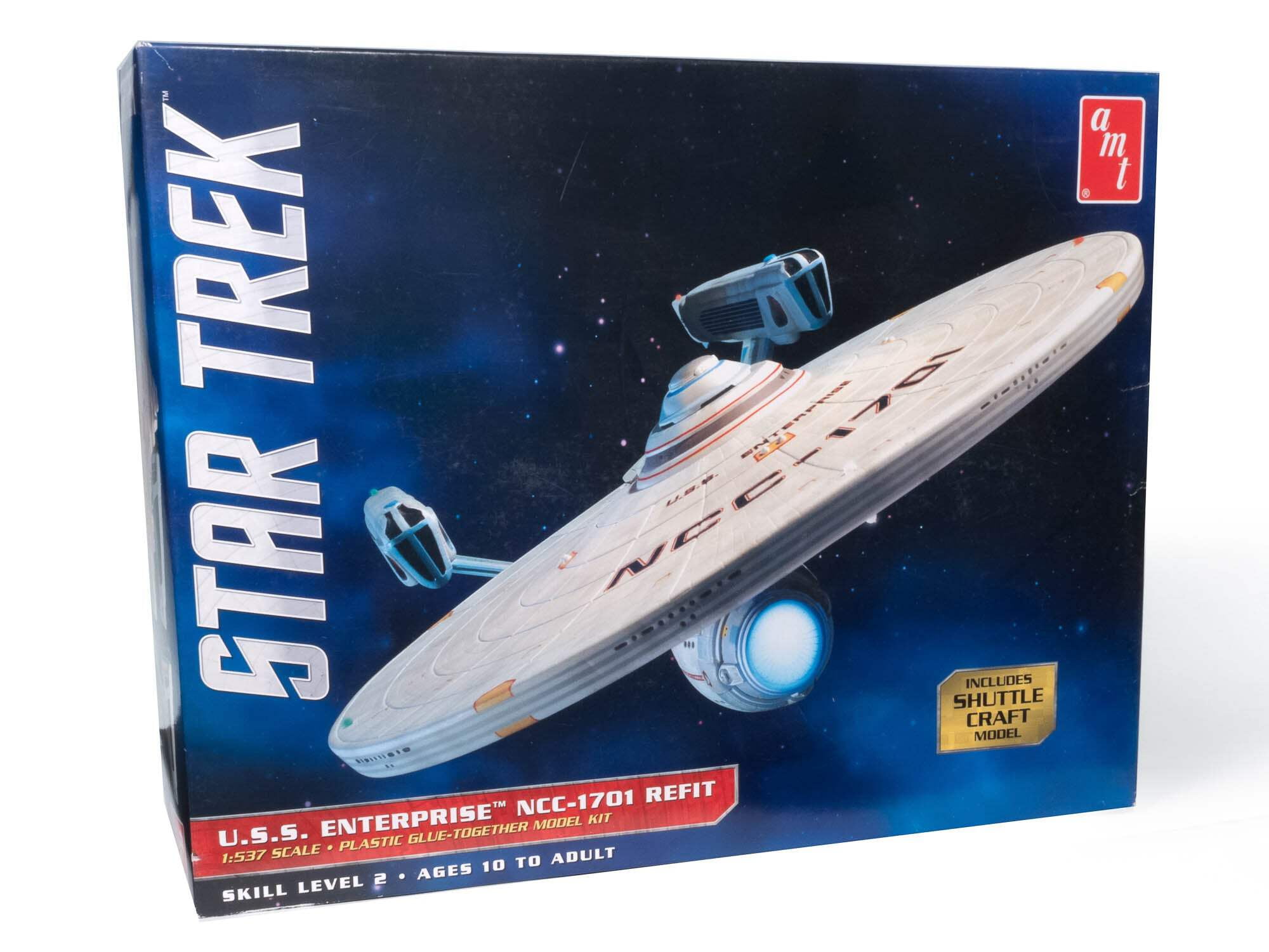 AMT 1080 Star Trek USS Enterprise NCC-1701 Refit 1:537 Scale Model Kit