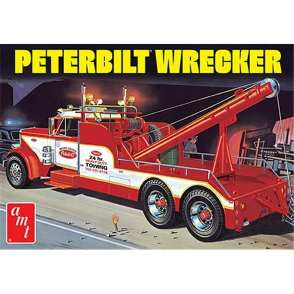 AMT  1 by 25 Scale Peterbilt 359 Wrecker Plastic Model Kit