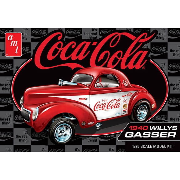 1940 Willys Coupe (Coke Race Team) AMT Model Kit