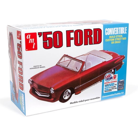 AMT 1950 Ford Convertible Street Rods Edition 1/25 Scale Model Kit