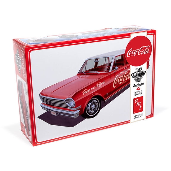 1963 Chevy II Nova Wagon w/Crates Coke AMT Model Kit