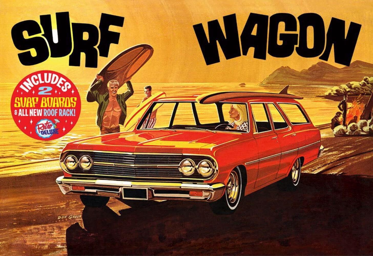 AMT 1965 Chevelle Surf Wagon Plastic Model Kit, 1/25 Scale
