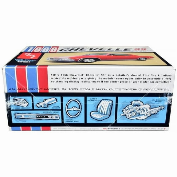 AMT 1966 Chevy Chevelle SS 1/25 AMT1342 Plastics Car/Truck 1/24-1/25