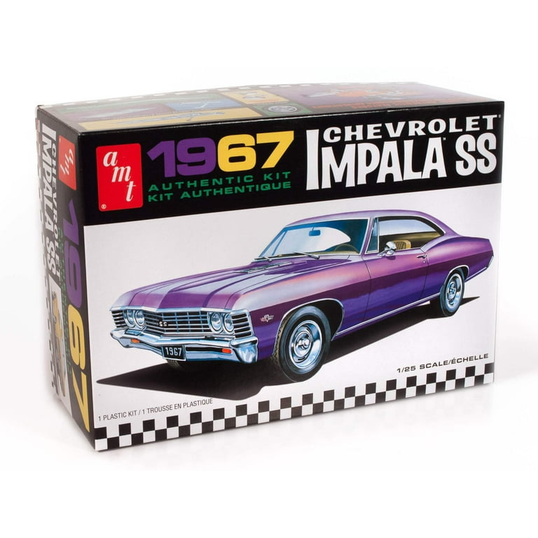 AMT 1/25 Scale 1967 Chevy Impala SS Stock Car Model Kit