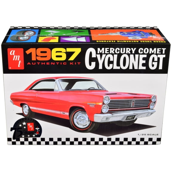 Skill 2 Model Kit 1967 Mercury Comet Cyclone GT 1 25 Scale Model by AMT