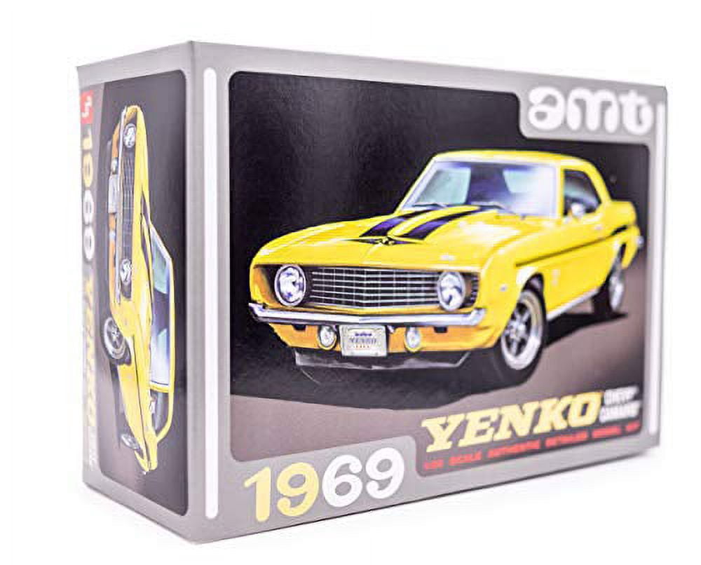 AMT 1969 Chevy Camaro Yenko - 1/25 Scale Model Kit - Buildable Vintage Vehicles for Kids and Adults
