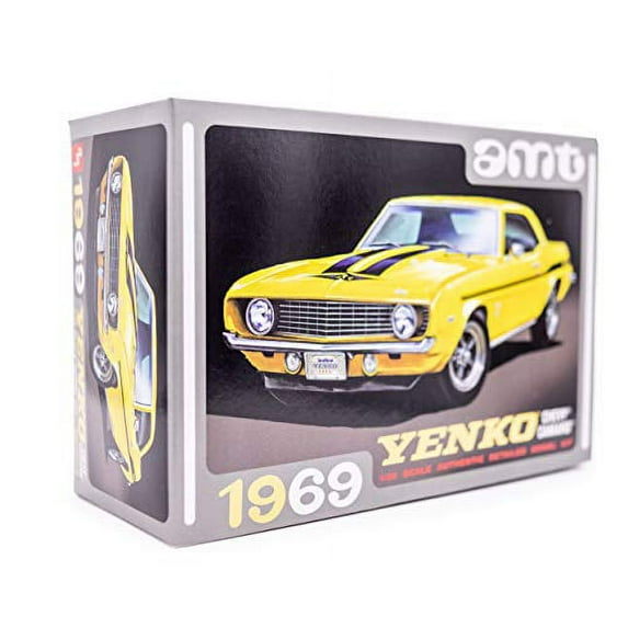 AMT 1969 Chevy Camaro Yenko - 1/25 Scale Model Kit - Buildable Vintage Vehicles for Kids and Adults