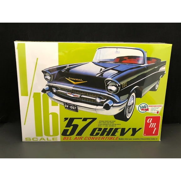 AMT '57 Chevy Bel Air Convertible 1:16 Scale Plastic Model Kit 1159 New in Box