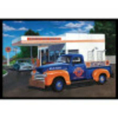 AMT: 1:25 Scale Model Kit - 1950 Chevy 3100 Pickup Union 76 - 100+ Parts, Unpainted, Skill Level 2, Build Stock Or Service Replica Truck, Age 14+