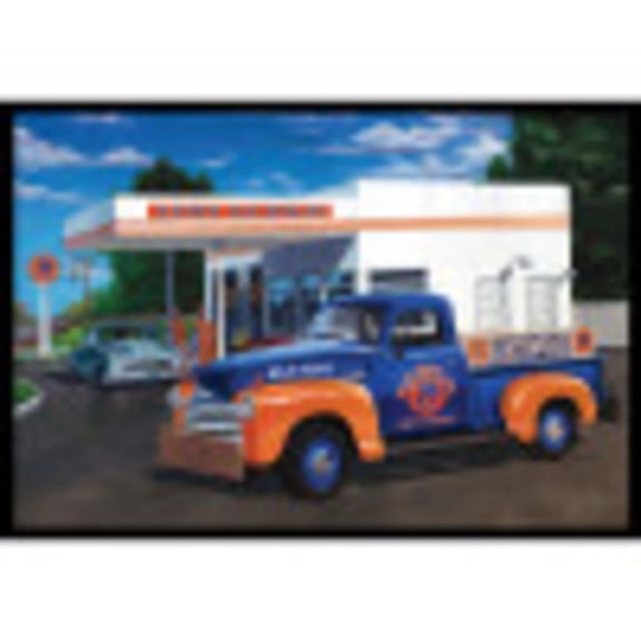 AMT: 1:25 Scale Model Kit - 1950 Chevy 3100 Pickup Union 76 - 100+ Parts, Unpainted, Skill Level 2, Build Stock Or Service Replica Truck, Age 14+