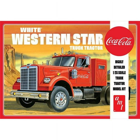 AMT AMT1160 Coca-Cola - White Western Star Semi Tractor
