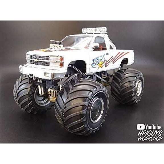 Skill 2 Model Kit Chevrolet Silverado "USA-1" Monster Truck 1/25 Scale Model by AMT