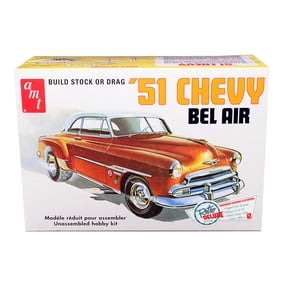 AMT AMT862 Skill 2 Model Kit 1951 Chevrolet Bel Air 2 in 1 Kit Retro Deluxe Edition 1 by 25 Scale Model