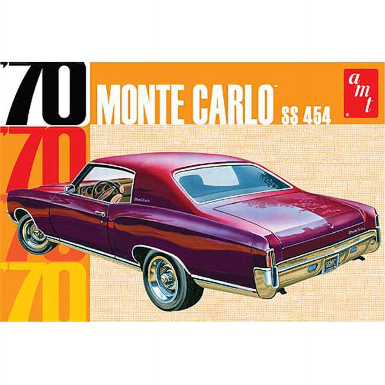 AMT AMT928 1970 Chevy Monte Carlo Car Model Kits - Walmart.com