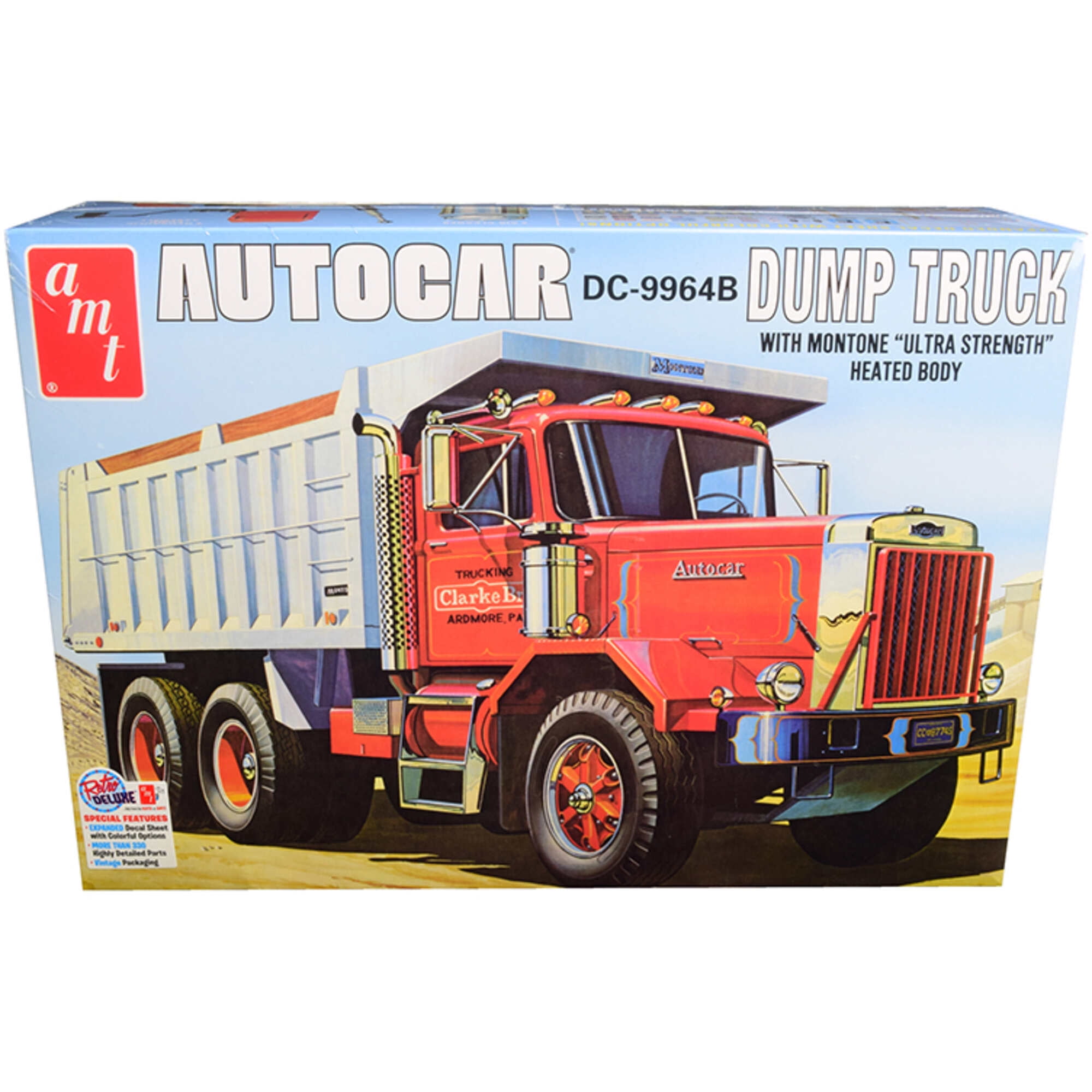 AMT Autocar Dump Truck - 1/25 Scale Model Truck Kit - Buildable Vintage ...