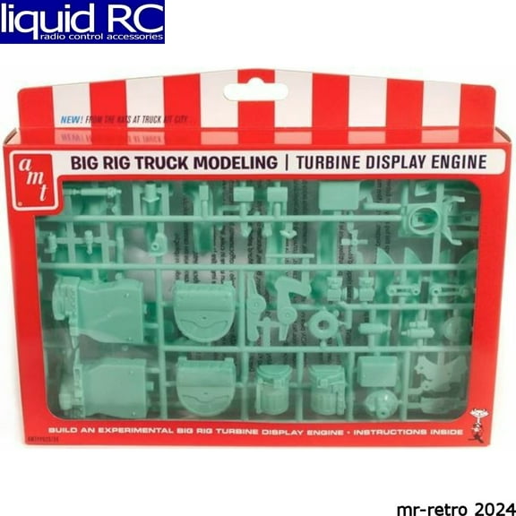 AMT Big Rig Turbine Engine Parts Pack AMTPP029 Plastic Accessories Car