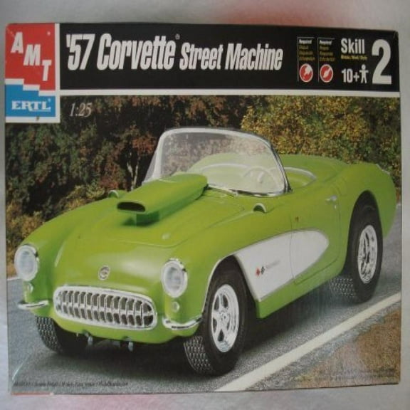 AMT ERTL '57 Corvette Street Machine 1:25 Model Kit Skill 2