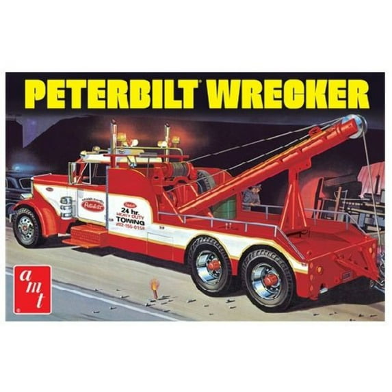 AMT Peterbilt 359 Wrecker 1:25 Scale Model Kit