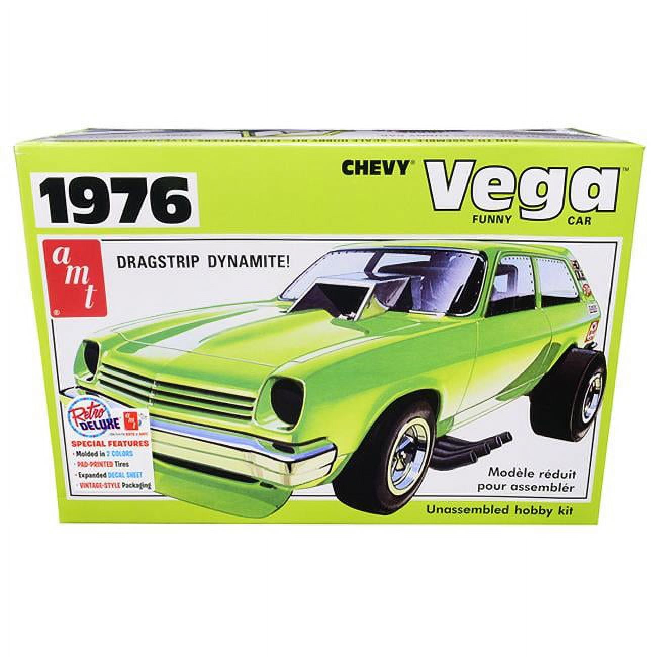 AMT  Skill 2 Model Kit 1976 Chevrolet Vega Funny Car 1 by 25 Scale Model