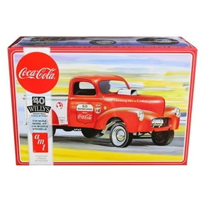 AMT Skill 3 Model Kit 1940 Willys Gasser Pickup Truck Coca-Cola 1 by 25 Scale Model