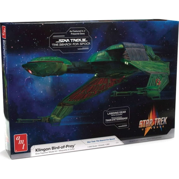 AMT 1400M 1/350 Star Trek Klingon Bird of Prey Plastic Model Kit