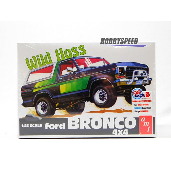 AMT Wild HOSS Ford Bronco 4X4 Plastic Model KIT 1:25 Scale Skill 2 AMT1304