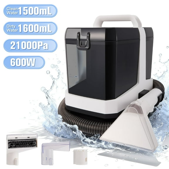 AMTPM Portable Carpet Cleaner Machine, Deep Cleaning for Pet Stain, Couch, Stair, Car Seat, Mattress and Carpet