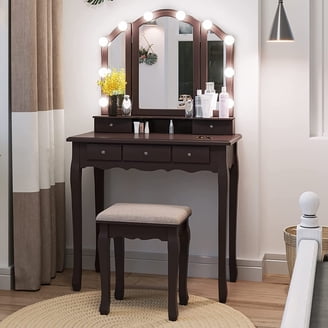 Brown Makeup Vanities - Walmart.com