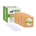 thumbnail image 1 of AMVital Turmeric Soap Bar, Organic Handmade Cleansing Bar for Face & Body, 4-Pack, 1 of 5