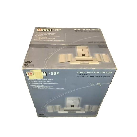 AMW T-352 Dolby Digital Home Theater System CD Player