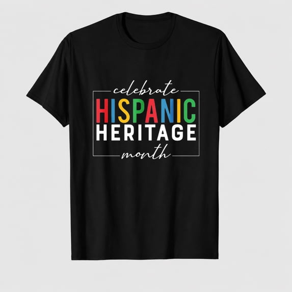 AMWIPE Hispanic Heritage Month Shirt Hispanic Heritage Month Tees Latino Celebrate Shirt Mexican T-Shirt