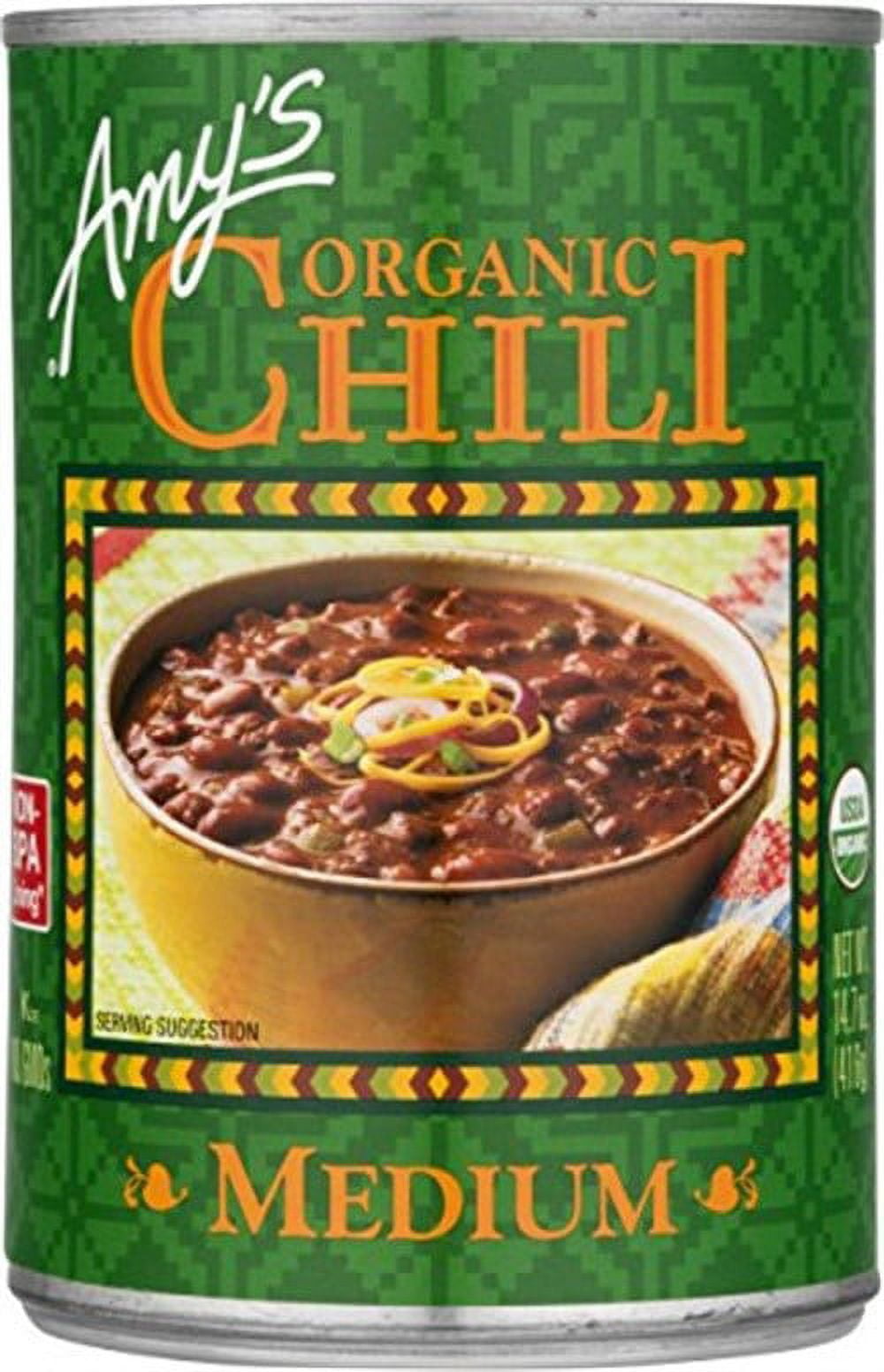 AMY'S, CHILI,OG2,MEDIUM 14.7 OZ