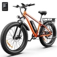 thumbnail image 1 of AMYET EB26 Electric Bike for Adults, 26*4.0 Fat Tire E-Mountain Bicycle,Peak 1500W Motor 48V 15Ah 7-Speed Ebike UL2849, 1 of 13