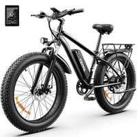 Amyet EB26 26'' x 4.0'' Fat Tire E-Mountain Bike with 1500W Peak Motor, 48V 15Ah Battery, 7-Speed, for Adults